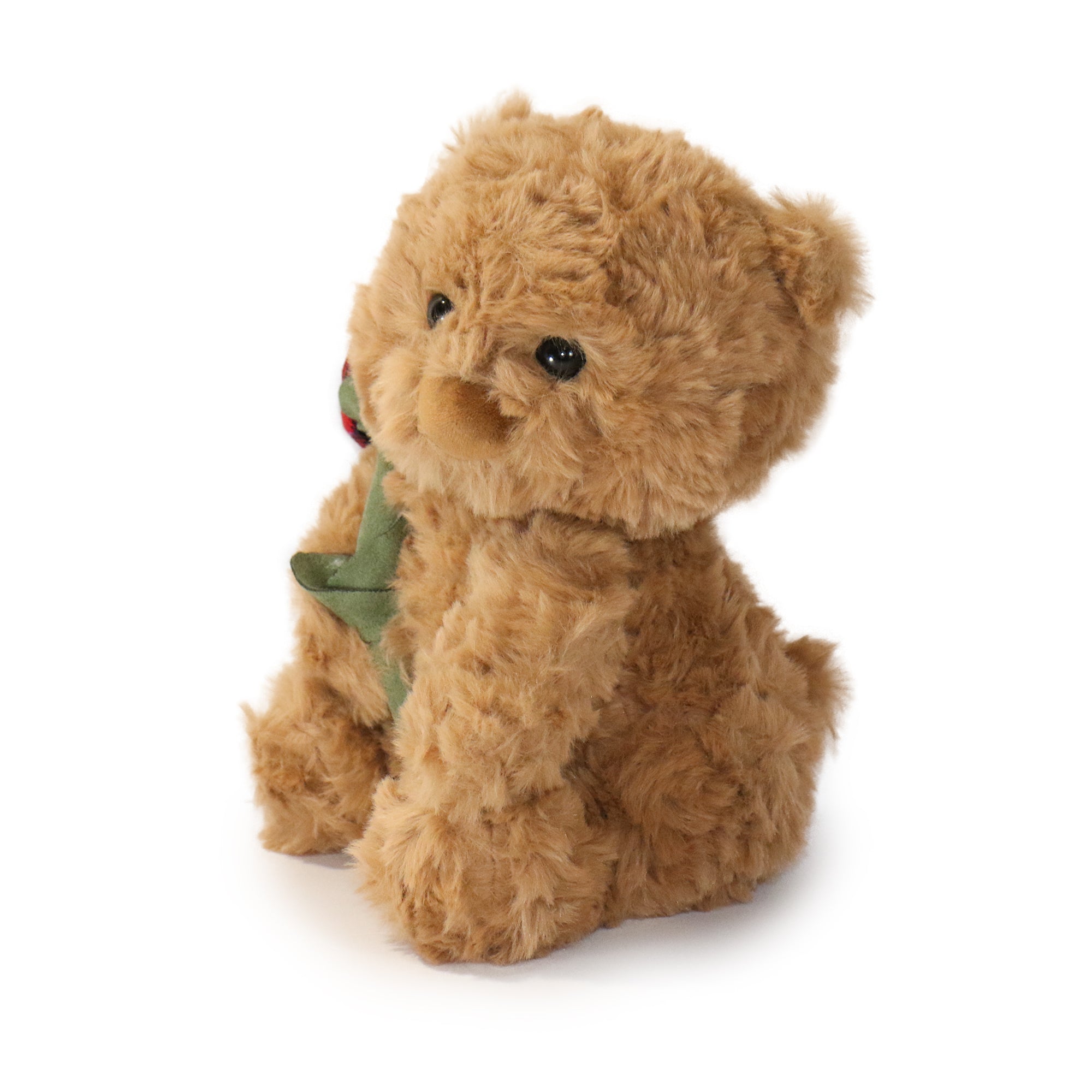 9-inch Brown Rose Bear with Rose