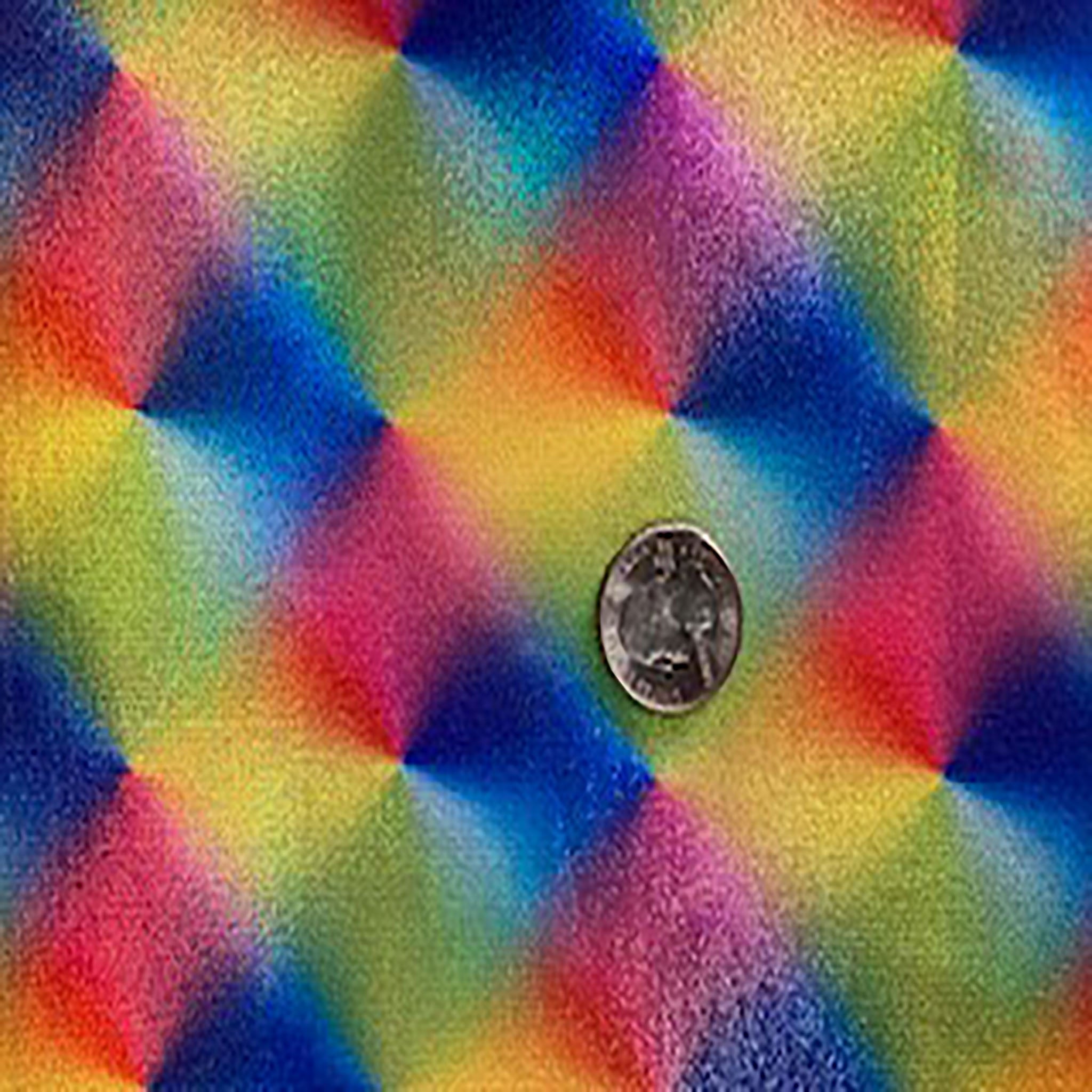 Dazzling Rainbow Stretch Poly Spandex Fabric with Digital Design Print fabric| Spandex Palace