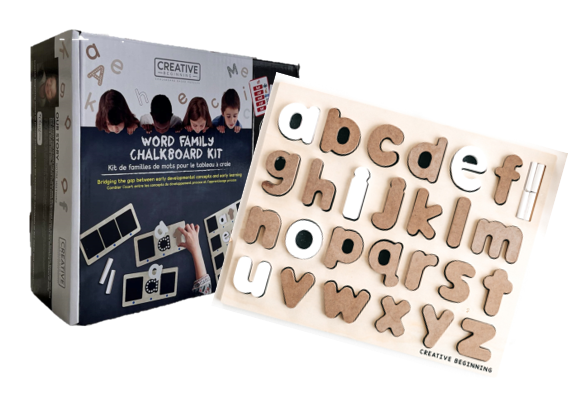 Word Family Chalkboard Kit and Lowercase Chalkboard Puzzle
